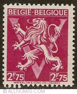 Image #1 of 2,75 Francs 1944 - BELGIE-BELGIQUE