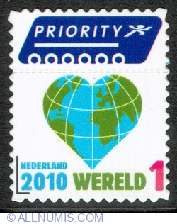 Image #1 of 1 World 2010 - Heart-shaped Globe