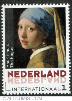 Image #1 of 1 International 2014 - Mauritshuis: "The Girl with the Pearl Earring" by J. Vermeer