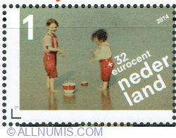 Image #1 of 1° + 32 Eurocent 2014 - Children Stamp