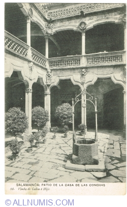 Salamanca - Casa de las Conchas - Patio (1920)