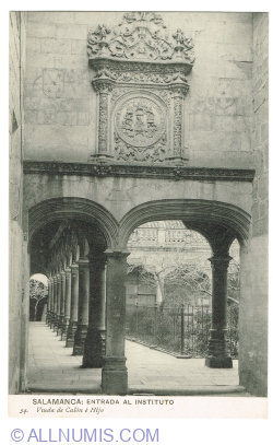 Image #1 of Salamanca - Entrance to El Instituto (1920)