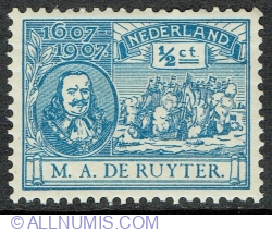 1/2 Cent 1907 - M.A. De Ruyter