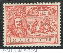 2 1/2 Cent 1907 - M.A. De Ruyter