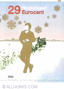 Image #1 of 29 Euro Cent 2002 - December Stamp