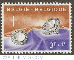 Image #1 of 3 + 1 Francs 1960 - Diamonds