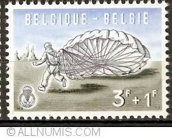 Image #1 of 3+1 Franc 1960 - Parachuting