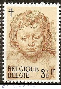 Image #1 of 3+1 Franc 1963 - Peter Paul Rubens drawing Albrecht at 3