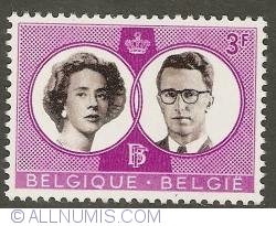 Image #1 of 3 Francs 1960 - Royal Marriage
