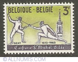 Image #1 of 3 Francs 1963 - Fencing