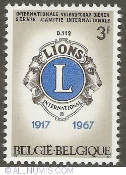 Image #1 of 3 Francs 1967 - 50th Anniversary of Lions Clubs