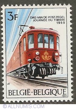 Image #1 of 3 Francs 1969 - Post Train
