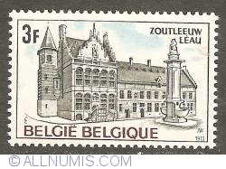 Image #1 of 3 Francs 1973 - Zoutleeuw - Town Hall