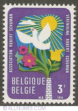 Image #1 of 3 Francs 1974 - Protection of the Environment