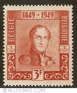 Image #1 of 3 Francs 1949 - Centenary of First Stamp