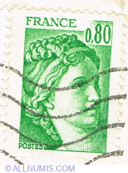 Image #1 of 0.80 Francs 1977 - Sabine