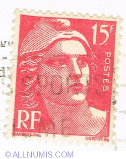 Image #1 of 15 Francs 1948 - Marianne