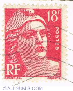Image #1 of 18 Francs 1951 - Marianne