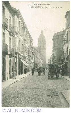 Salamanca - Calle de la Rua (1920)