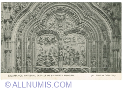 Salamanca - New Cathedral - Detail of the Main Entrance (1920)