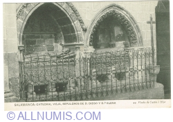 Salamanca - Old Cathedral - Tombs of Don Diego and Dona Elena (1920)