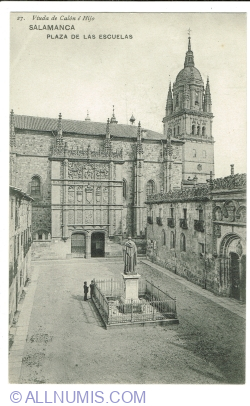 Salamanca - Plaza de las Escuelas (1920)