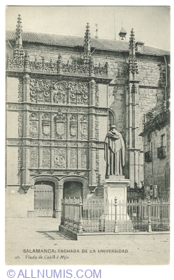 Image #1 of Salamanca - University - Façade (1920)