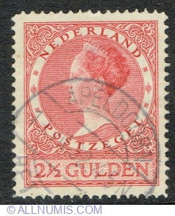 2 1/2 Gulden 1926 - Queen Wilhelmina