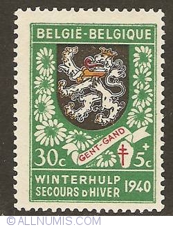 Image #1 of 30 + 5 Centimes 1940 - Gent