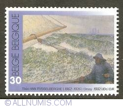 Image #1 of 30 Francs 1992 - Theo Van Rysselberghe - The Man at the Helm