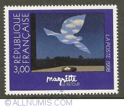 Image #1 of 3,00 francs 1998 - René Magritte - Le Retour