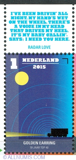 Image #1 of 1° 2015 - Cercel de aur, „Radar Love” (1973)