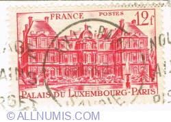 Image #1 of 12 Francs 1948 - Luxembourg Palace in Paris