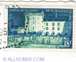 18 Francs 1954 - Villandry Castle