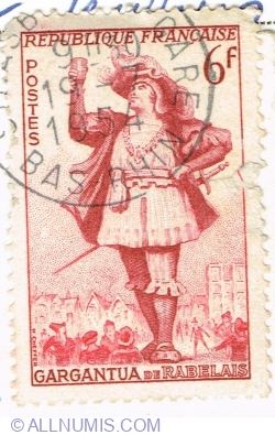 Image #1 of 6 Francs 1953 - Gargantua