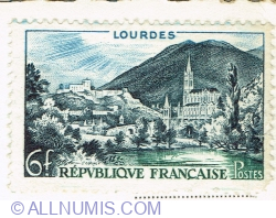 Image #1 of 6 Francs 1954 - Lourdes