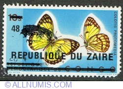 48 Makuta 1977 - Yellow Splendour (Colotis protomedia)