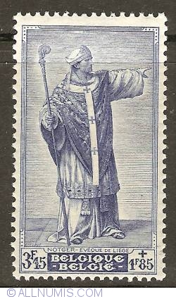 Image #1 of 3,15 + 1,85 Francs 1947 - Prince-bishop Notger