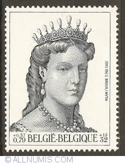 Image #1 of 32 + 15 Francs 2001 - Queen Marie-Henriette