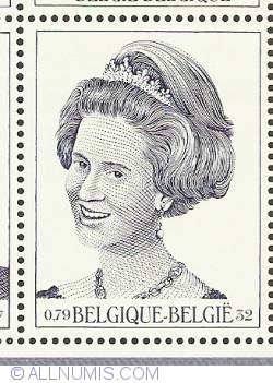Image #1 of 32 Francs / 0,79 Euro 2001 - Fabiola