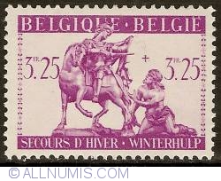 Image #1 of 3,25 + 3,25 Francs 1942 - Winter Help - St. Martin