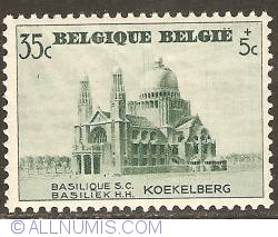 Image #1 of 35 + 5 Centimes 1938 - National Basilica of the Sacred Heart