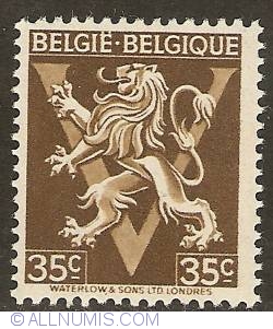 Image #1 of 35 Centimes 1944 - BELGIE-BELGIQUE