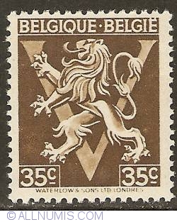 Image #1 of 35 Centimes 1944 - BELGIQUE-BELGIE