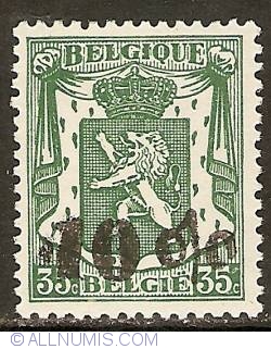 35 Centimes 1946 with overprint -10%