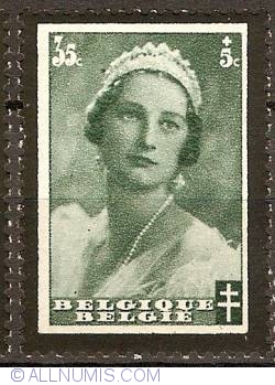 Image #1 of 35 + 5 Centimes 1935 - Death of Queen Astrid