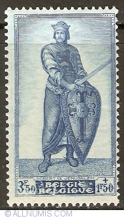 Image #1 of 3,50 + 1,50 Francs 1946 - Robert of Jerusalem
