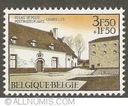 3,50 + 1,50 Francs 1970 - Courcelles - Post Relay
