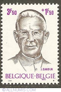 3,50 + 1,50 Francs 1970 - Jozeph Cardinal Cardijn