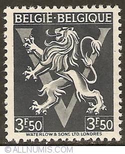 Image #1 of 3,50 Francs 1944 - BELGIE-BELGIQUE